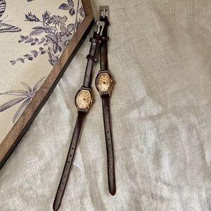 Vintage Brown Art Deco Watch